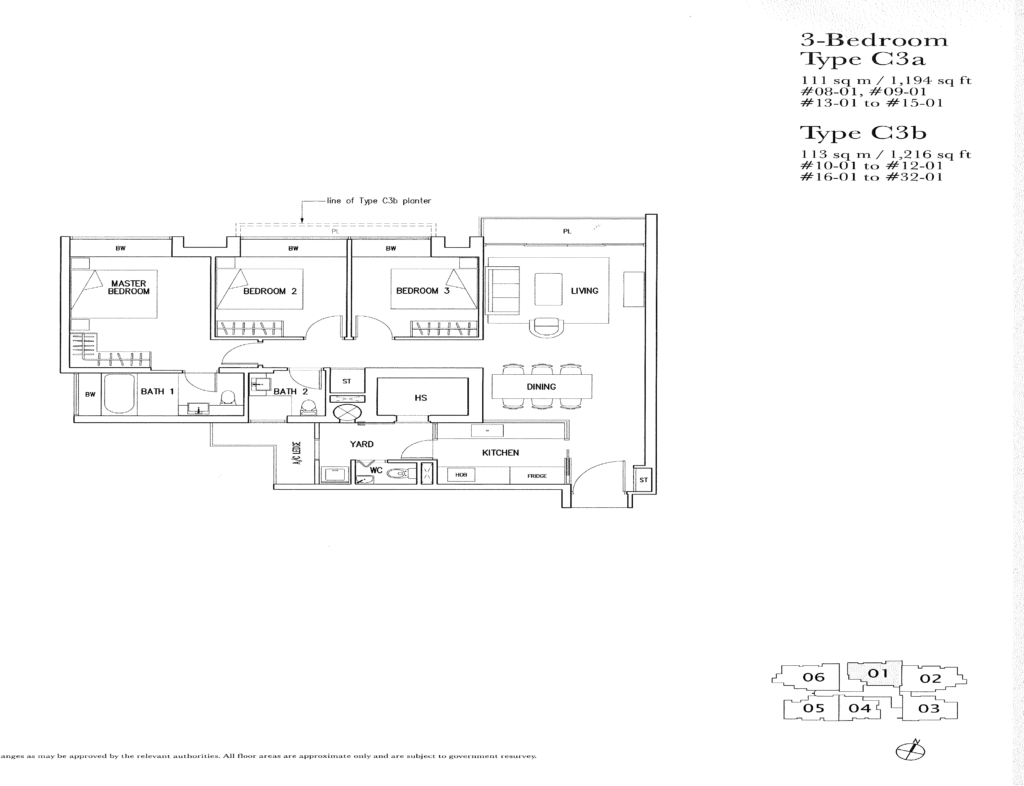 one devonshire 3 bedroom for sale